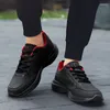 Wandelschoenen Heren Sneakers Sociale veiligheid Leer Casual Zwart Hardlopen Verkopende heren