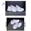 HBP Non-Marque Femme Chunky Baskets À Lacets Femme Chaussures De Marche Mode Dames Plate-Forme Blanc Femmes Chaussures