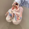 Toe HBP не-бренд-раунд весны Комфортный пробегать вулканизированные туфли для ходьбы Tenis Mujer Белые кроссовки для женщин