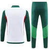 2023 2024 Mexiko Half Zipper Tracksuits Soccer Jerseys Training Suit Raul Chicharito Lozano dos Santos Football Sportswear Men and Kids Kit