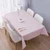 Table Cloth Kitchen Tool Plain Color Plaid Patter Simple Type 137 180cm Fashionable Outdoor Picnic