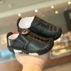 HBP Non-Brand new high quality children fashion moccasin peas shoes baby kids leather students casual shoes for boys girls
