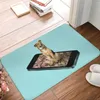 Halılar Köpek Telefonda Paspor Halı Halı Mat Footpad Polyester Slip Slip Giyim Anti-Giriş Giriş Mutfak Yatak Odası Balkon Tuvalet Oturma Odası