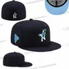 45 färger Mens Baseball Fited Hats Brown SD Sport Full Stängd designer Caps Black Yellow Color New York Baseball Cap Chapeau Sydd Palm Stree Patch La Ma7-011