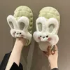 HBP Non-Brand Slippers new autumn and winter thick bottom non-slip ladies closed shoes cute cartoon warm indoor home winter shoes for women