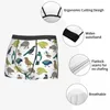 Caleçon mignon zélande blanc Kakapo perroquet Kaka Po Strigops Habroptila oiseau oiseaux culottes sous-vêtements pour hommes Shorts Boxer slips