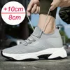 Sneaker uomini Scheroni Elevatore Altezza Aumentare Scarpe per uomini Insole casual 10 cm 8 cm 6 cm tacchi opzionali Mocassini più alti maschio 240401