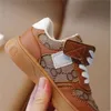 Chaussures d'athlétisme en cuir Pu pour enfants, baskets à plateforme, de course, pour garçons et filles, Chaussures pour nourrissons en bas âge