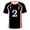 haikyuu 6xl Tシャツ男性女性デザイナーTshirts Numeral Print Shirt Sleeve Mans Sweatshirt Tees Mensクイックドライブリーズ可能なTシャツポロス衣類