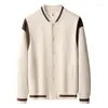 Herrtröjor Våren och hösten 2024 Enkel skarvning ränder kinesisk storlek baseball cardigan spot hoodie coat kläder