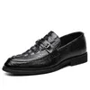 HBP Non-Brand Slip on Business Use Pusiness Mosted Date Residents Cowhide Wholede Leather Shoes for Men