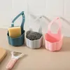 Kök förvaring 1-4 pcs Sink Drain Rack Soap Sponge Hängare Hängande korg för badrumsjusterbar kran