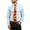 Cravates d'arc colorées Geo Print Cravate abstraite géométrique classique cou décontracté unisexe adulte vêtements quotidiens collier de fête accessoires de cravate