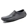 HBP icke-varumärken män mode casual business pu läder italiensk designer manliga mjuka körskor