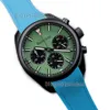 Watch Watch Mens Mens Japan Quartz Movement Sports Wristwatch الدوار مدي الزراعة الزمنية النايلون حزام الأسود Clock 45 ملم