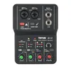 Draagbare Audio Interface Professionele Mini Externe Geluidskaart Mixer 48V Computer Gitaar Studio PC Record Teyun Q-12 Apparatuur 240314