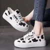 HBP Non Brand kleine witte schoenen ontwerper met nieuwe lente en herfst wandelstijl platform dames canvas casual schoenen