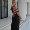 Casual Dresses Maxi Dress Off Shoulder Elegant With Braided Straps For Women Solid Color Vacation Beach Sundress