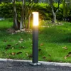 Bewegingssensor LED-gazonlamp met paal Buitenoprit Pijlerlicht Waterdichte tuinpatio Landschapspaal