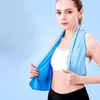 Handdoek 1pc Bamboe Houtskoolvezel Koel gevoel Fitness Ademend Zweetabsorberend Oefening Zomer Zacht Sneldrogend Sport