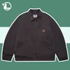 Couleur bloc revers vestes hommes femme japonais Harajuku rétro vêtements d'extérieur printemps automne manteaux décontractés en vrac Y2k Couple Bomber 240311