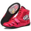 HBP Baba Olmayan Üreticiler Satılık Boks Ayakkabıları Kendi Güreş Ayakkabınızı Büyük Boyut 35-45 Çocuk Kadın Erkekler