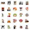 100PCS Waterproof Cartoon One Piece Stickers Graffiti Patches Chopper Decals for Car Motorcycle Bicycle Luggage Skateboard and Home Appliance