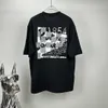 デザイナーTシャツメンズティーポロスファッションティー太い文字プリント半袖メンズトップスストリートウェアルーズラバーズ特大のS-XL