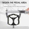 WEST BIKING 3 Bearings Bicycle Pedals Ultralight BMX MTB Road Bike Flat Pedal Aluminum Anti-slip Waterproof Cycling Accessories 240308