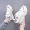 HBP Non Brand Damen-Turnschuhe, Plattform, klobige, atmungsaktive Damen-Freizeitschuhe, Mesh, vulkanisierte Damenschuhe, Tennis-Sneaker