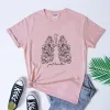 Tシャツは解剖学的肺を呼吸するTshirt植物の花の肺解剖学Tシャツトップ美学看護学生ギフトTシャツ