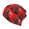 Berets Italien Ducatis Flagge Bandana Halsmanschette zum Wandern Camping Männer Frauen Wickelschal Motorrad Stirnband Wärmer Skullies Beanies Caps