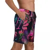 Shorts pour hommes Summer Board Hommes Hawaiian Flamingo Running Fashion Graphic Pantalon court Casual Séchage rapide Maillot de bain Grande taille