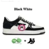 Panda Nuove scarpe firmate Bapestars Low per sneakers Pelle verniciata Nero Bianco Blu Camouflage Skateboarding Jogging Star Trainers