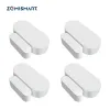 Controllo Zemismart Zigbee Tuya Sensore intelligente per porte e finestre Rilevatore di sicurezza Allarme automatico in tempo reale Supporto Homekit tramite hub ZMHK01