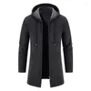 Men's Jackets TPJB Autumn Street Long Hip Hop Coats Fashion Male Hooded Jacket