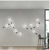 Lâmpada de parede Criativo Fundo Moderno LED Luz Foyer Quarto Living Passagem Oposta Decrotave Minimalismo Sconce