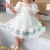 Girl Dresses Sweet Girls Colorful Fluffy Mesh Soft Versatile Comfortable Skirt Casual All-match Comfy Dress For Travel/Daily/Home