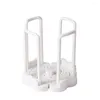 Küche Lagerung Mode Dish Rack Platzsparende Rotierende Schüssel Ablauf Multifunktionale Display Stand Liefert