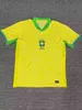 2023 2024 Brasil Camisa de Futebol Marcelo Pele Paqueta Neres Coutinho Firmino Jesus 22 23 Brasil Camisa de Futebol Kids Kit Homens Mulheres