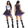 Dames Cheerleaderkostuum Schooloutfits Fancy Rokken Cheer Leader-uniformen Dameskleding 240305