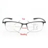 Fashion Progressive Glasses Anti Blue Ray Multifocal Reading Eyeglasses Presbyopic SPECTACLES UNISEX DESIGN RAME 240313