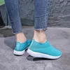 Walking Shoes Women's Sports Mesh Casual Vulcanized Soft Soled Large Flat Fashionable And Comfortable Socks