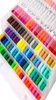 Dual Tips 100 kleuren Fijne borstel Marker-gebaseerde inkt Aquarel Penseel Schets Art Marker Pen voor Manga Tekening Schoolbenodigdheden 2117652484