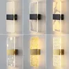 Wall Lamp Led Light Modern Bedside Creative Feather Dragonfly Bamboo Ribbon Living Room Bedroom Aisle Decorative Tricolor