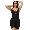 Taille Tummy Shaper serrage mise en forme et combinaison de corps avec soutien de la poitrine ouverture sans couture corset abdominal post-partum pierre énergétique