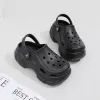 BEVERGREEN Summer Clogs Outdoor Waterproof Platform Women Slippers Beach Slides Massage Beard Black Designer Sandals