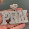 Meistverkaufter individueller Diamant-Tester-Hip-Hop-VVS-Moissanit-Charm-Anhänger