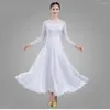 Stage Wear Lady Ballroom Dancing Dress Modern Dance Competition Costume Women Waltz Tango Foxtrot Quickstep Dresses