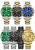 Olevs Luxury Golden Watch for Men Fashion Waterproof Male Wristwatch Original Top Brand Moon Phase Quartz Mens Watches High-end 240314
